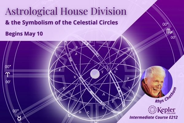 Study how the major house division systems are calculated—in a way that does not require any math. Rather than advocate the use of one house system over another, we will simply compare them and look at the various celestial circles they are based on, reflecting upon the symbolic implications of each of them and how they might impact on chart interpretation.
